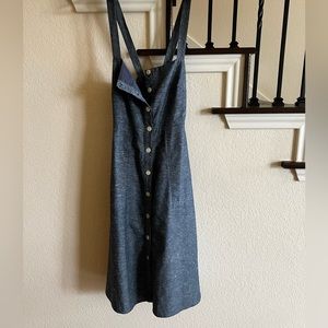 Madewell soft denim maxi dress.